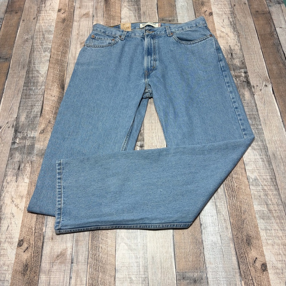 NWT Levis 505 Jeans Mens 36x34 Blue Regular Fit Straight Y2K Deadstock Vintage